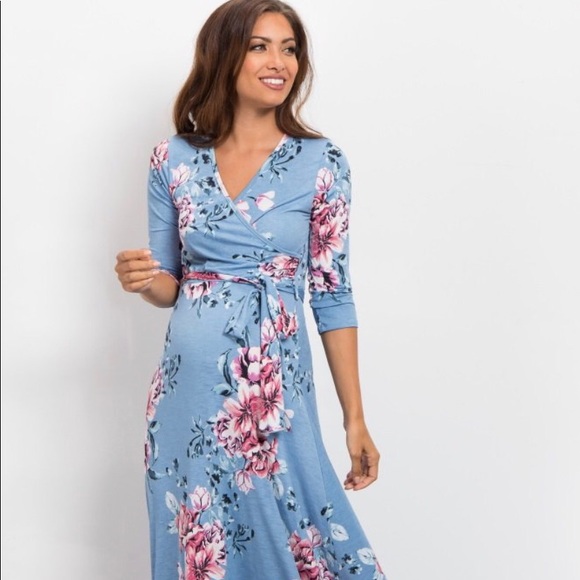 floral maternity maxi